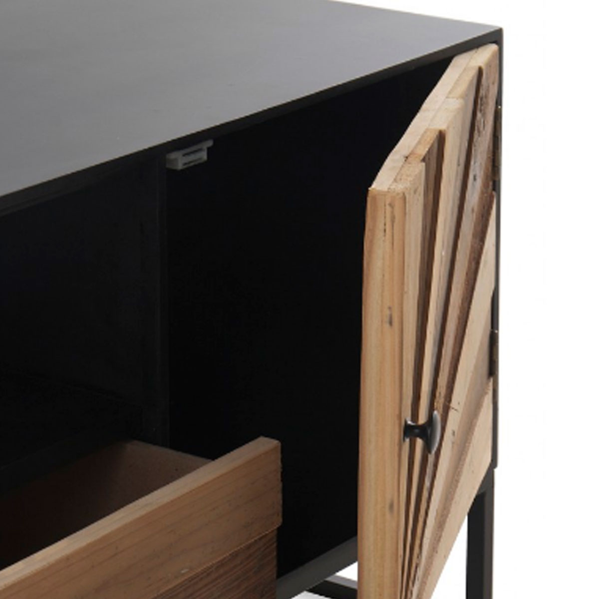 Mueble TV industrial madera laminada