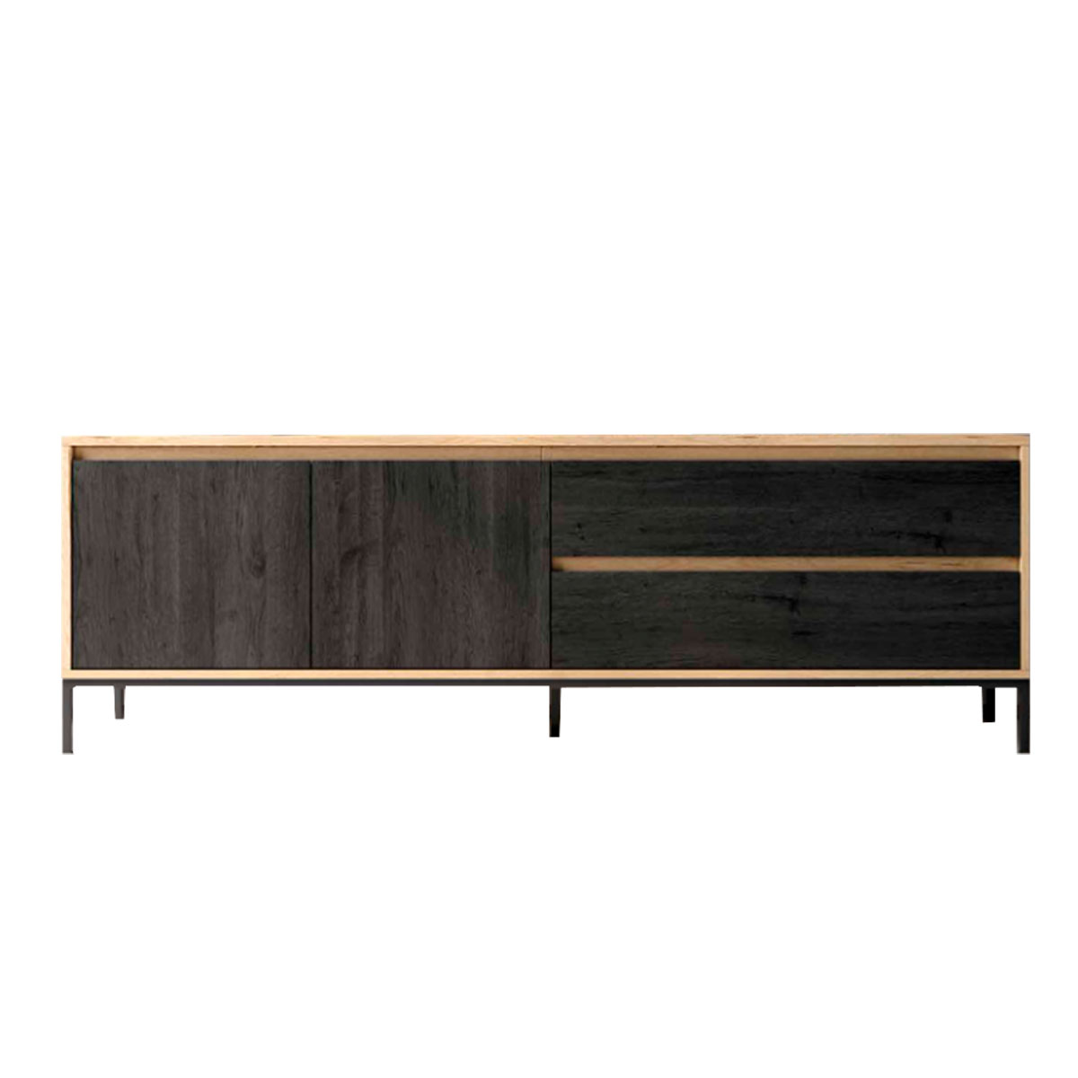 Mueble TV pata metálica 200cm