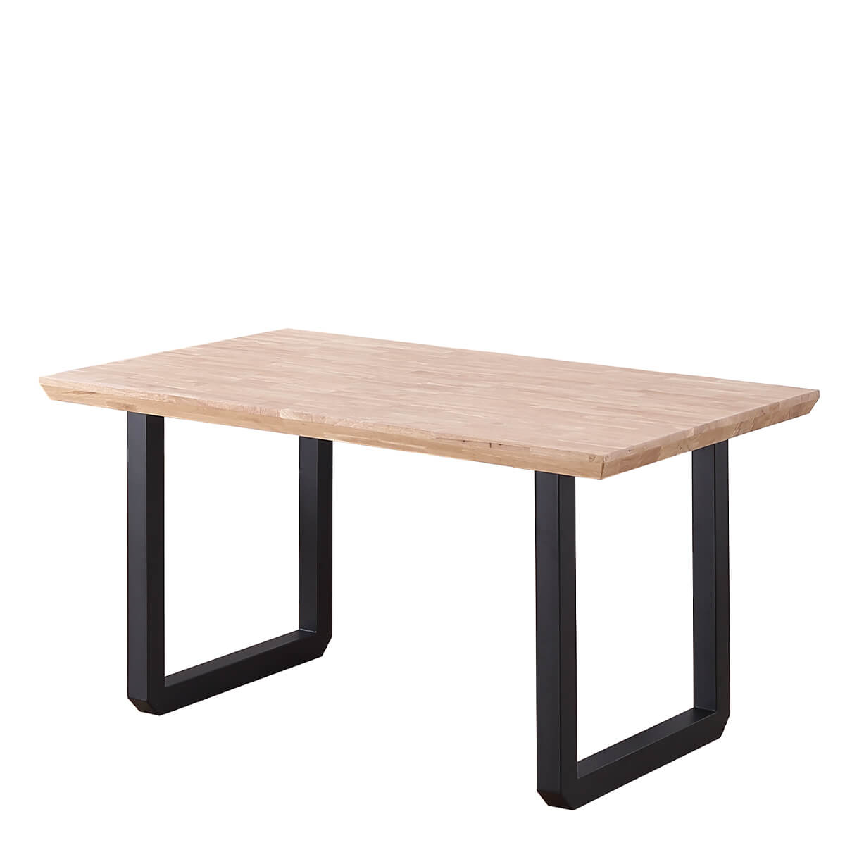 Mesa comedor fija roble nordish y negro