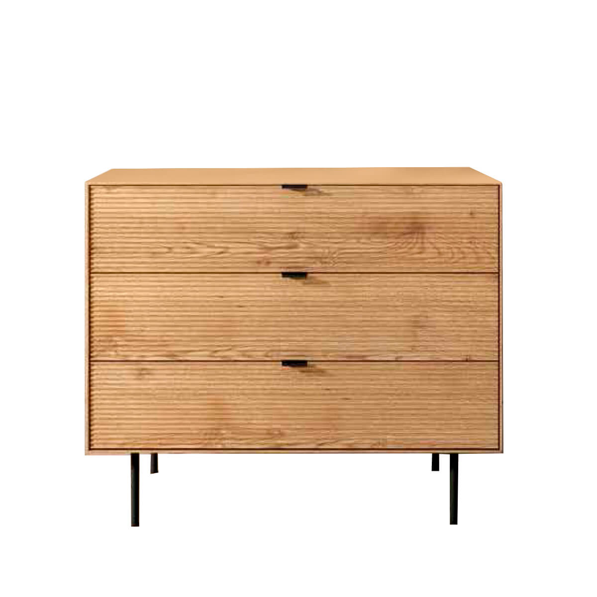 Cómoda chapa madera roble