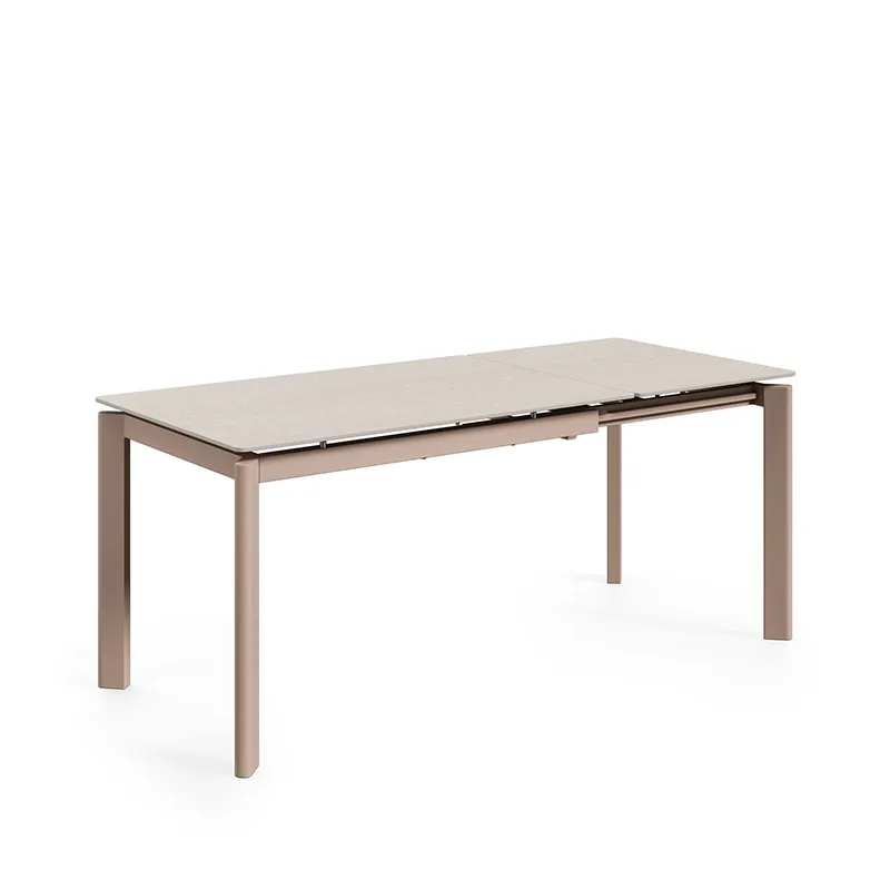 Crema mesa comedor travertino 220cm