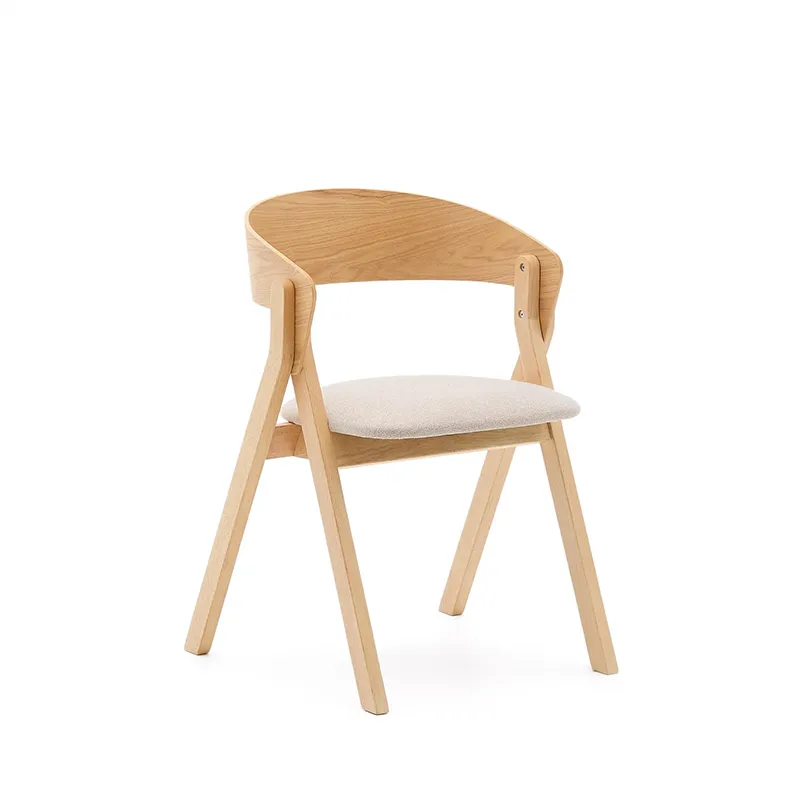 Diag silla chapa fresno natural y chenilla