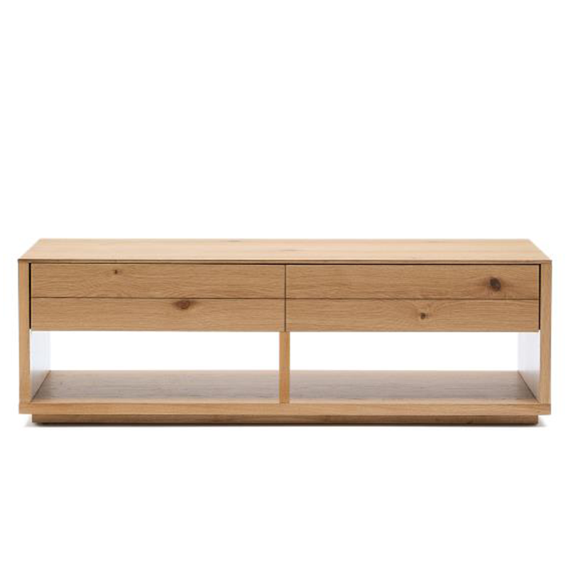 Mesa centro madera y almacenaje