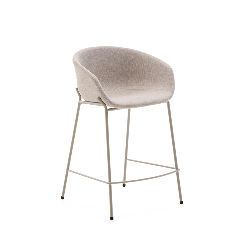 Taburete cocina beige