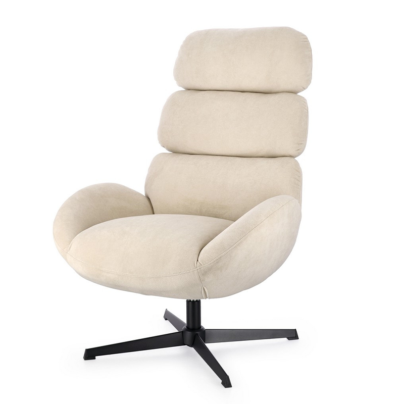 Sillón giratorio tapizado