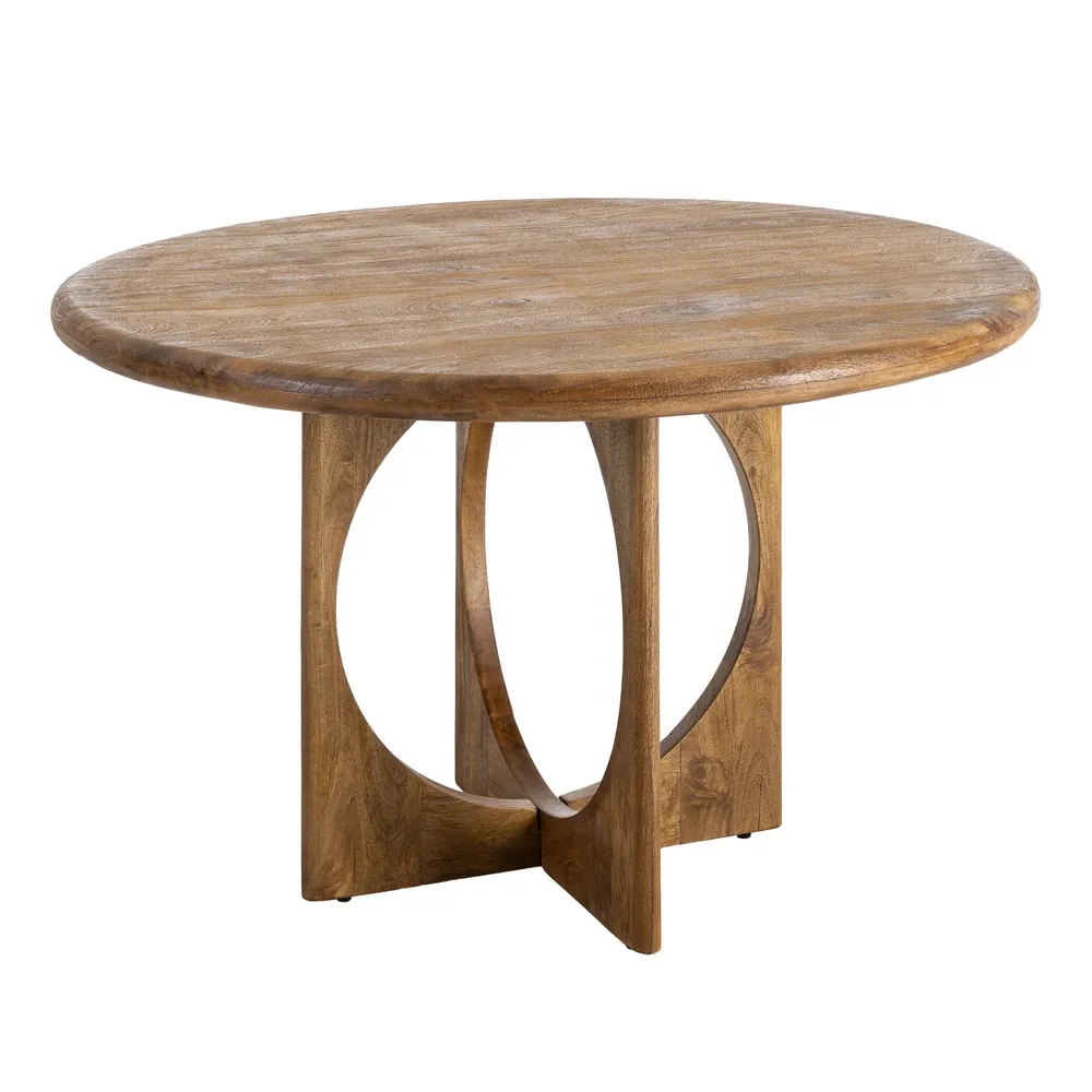 Liem mesa comedor rendonda tono miel